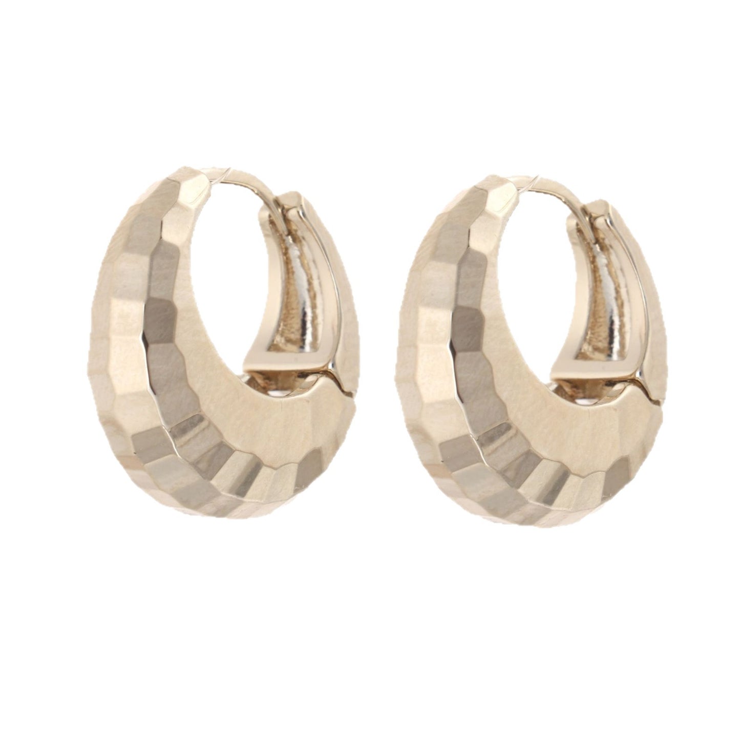 Flash Irregular Brass Simple Stylish Fashion Earrings