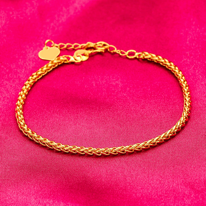 Reverse Mold Simple Chopin Twist Flat Alluvial Live-Armbänder für Damen