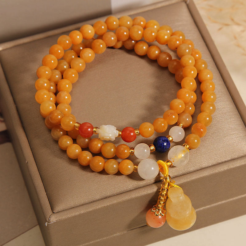 Women's Natural Jade Design High-grade Gourd Gift Bracelets