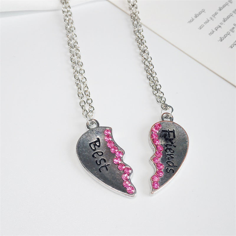 Amour anglais pendentif alliage mode bons colliers