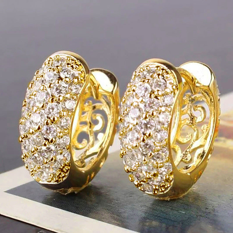 Timely Style Hollow Design Vine Exquisite Noble Rings
