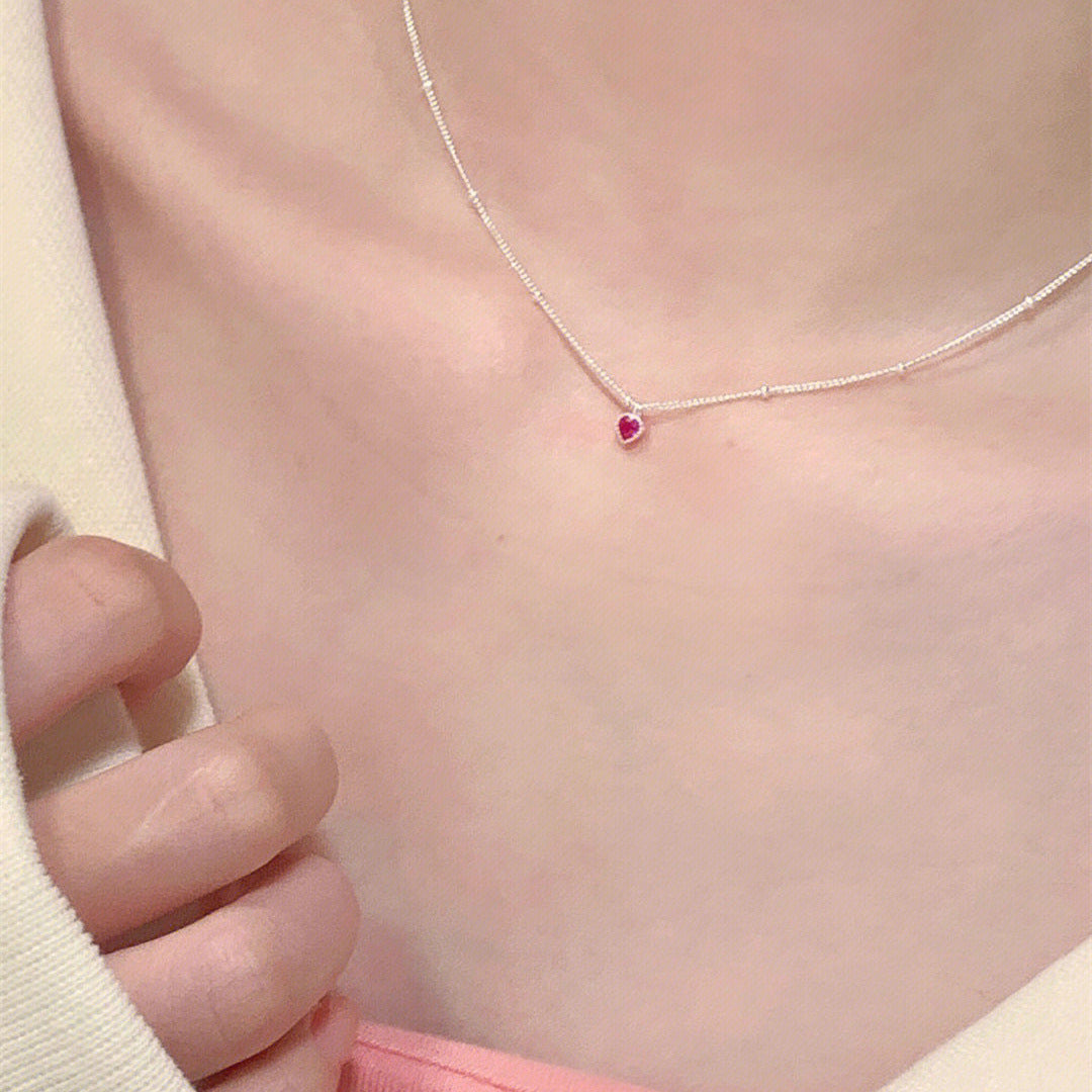 Mini Little Honey Sterling Sier Exquisite Sweet Clavicle Necklaces
