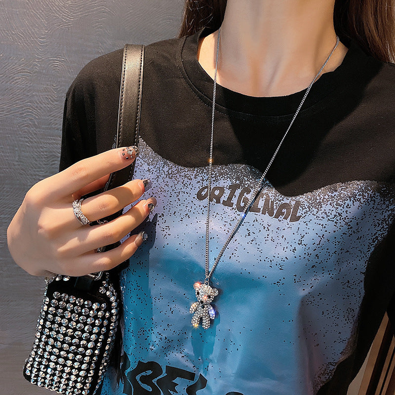 Women's Bear Autumn Tide Clavicle Chain Hip Necklaces