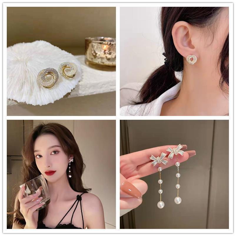 Zircon Elegant Simple Fashion Style Female Earrings