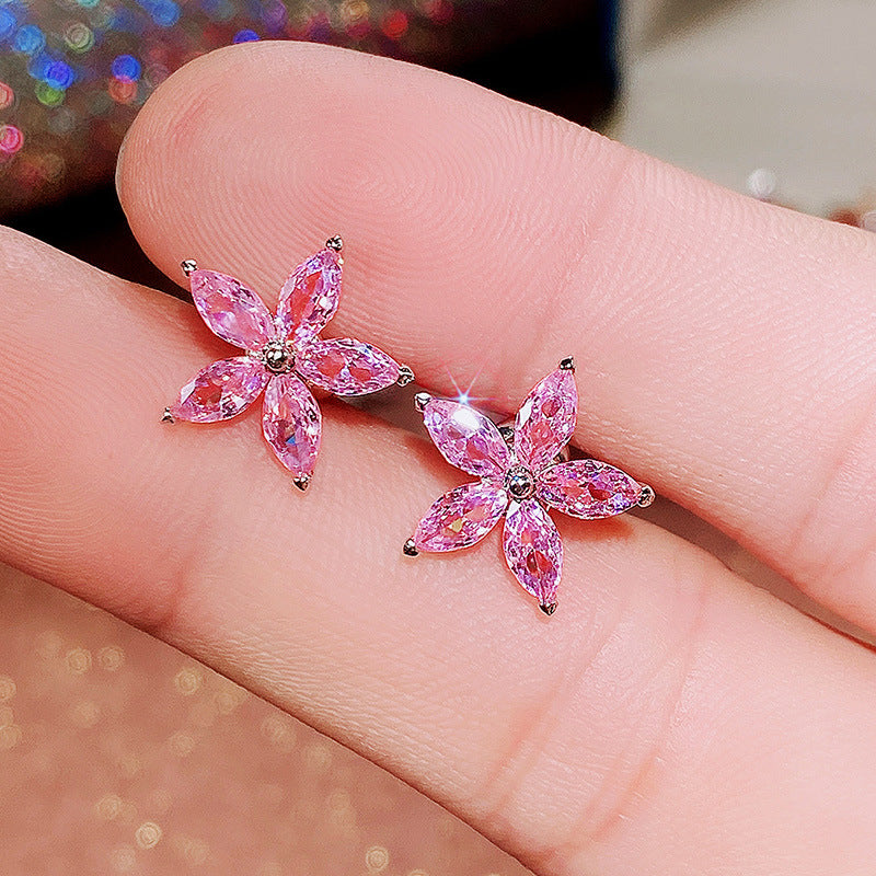 Women's Shi Korean Style Colorful Star Ear Sweet Earrings