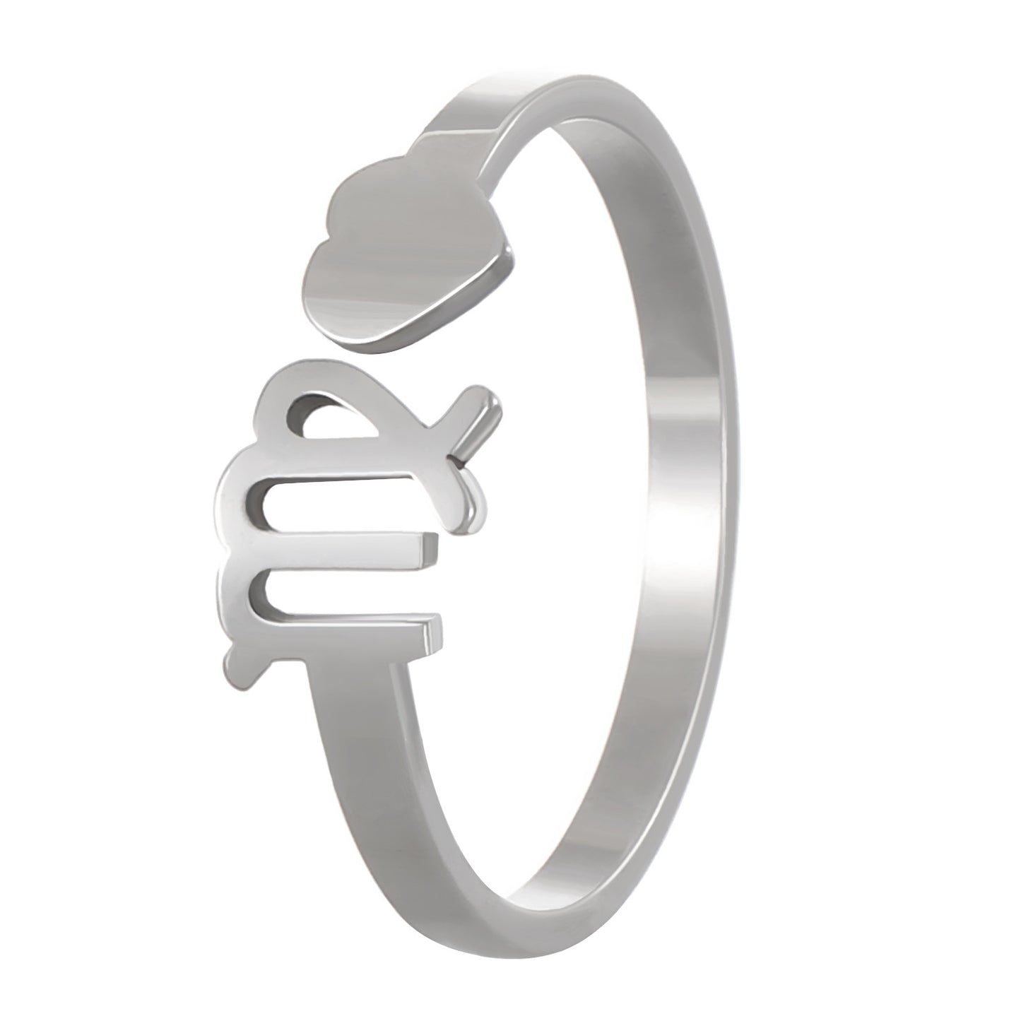 Konstellationen Dreidimensionale Liebe Kleine Finger Offene Ringe