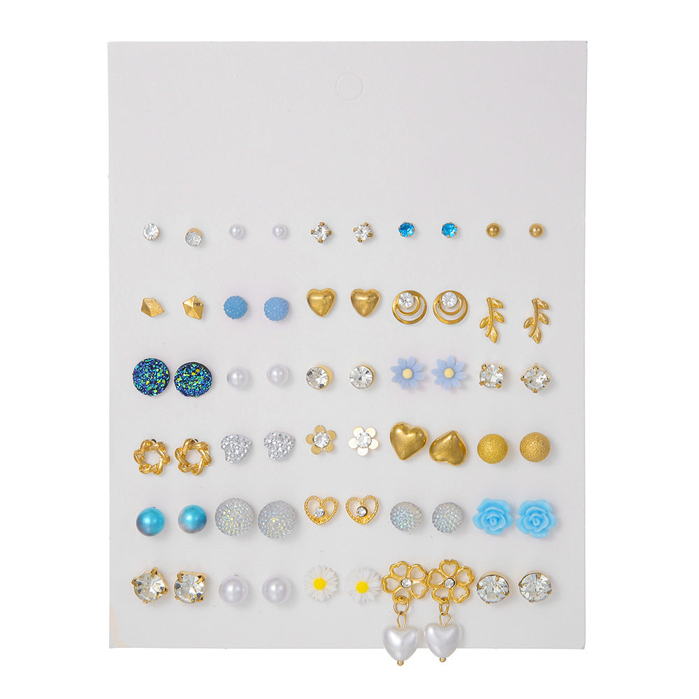 Bagues de combinaison de costume de perle de strass de fleur