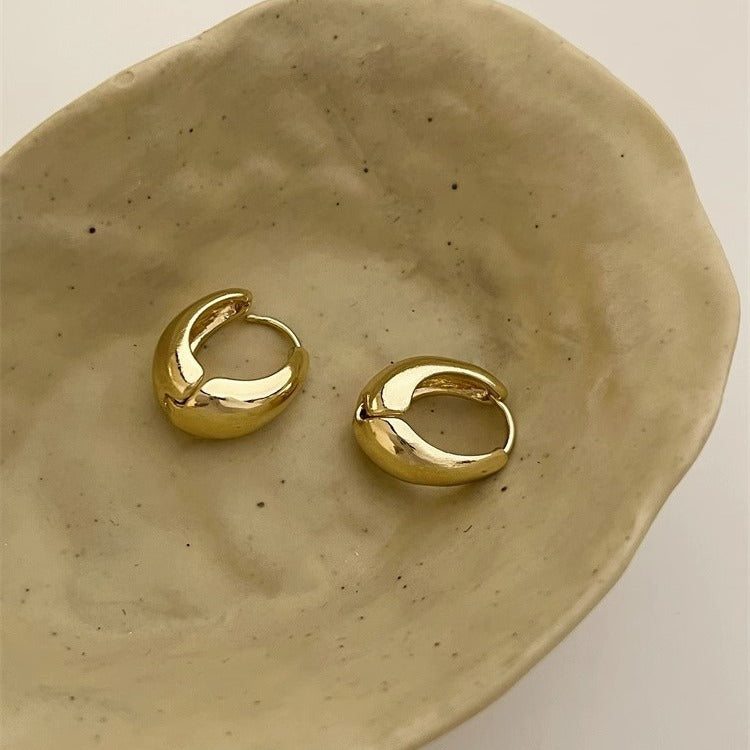 Women's French Retro Metal For Indifference Trend Niche Earrings