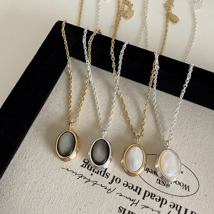 Metal Pendant Female Design Sense Niche Retro Necklaces