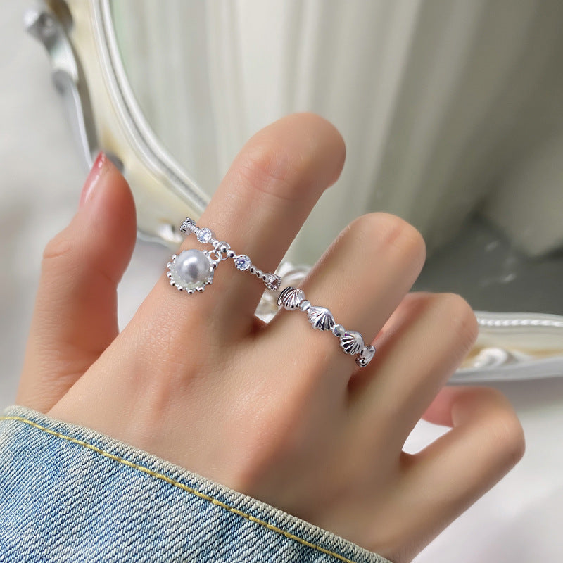 Index Finger Niche Bag Exquisite Inlaid Rings