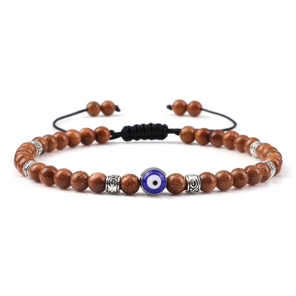 Eye Vintage Devil's Girlfriends Beaded Weave Bracelet