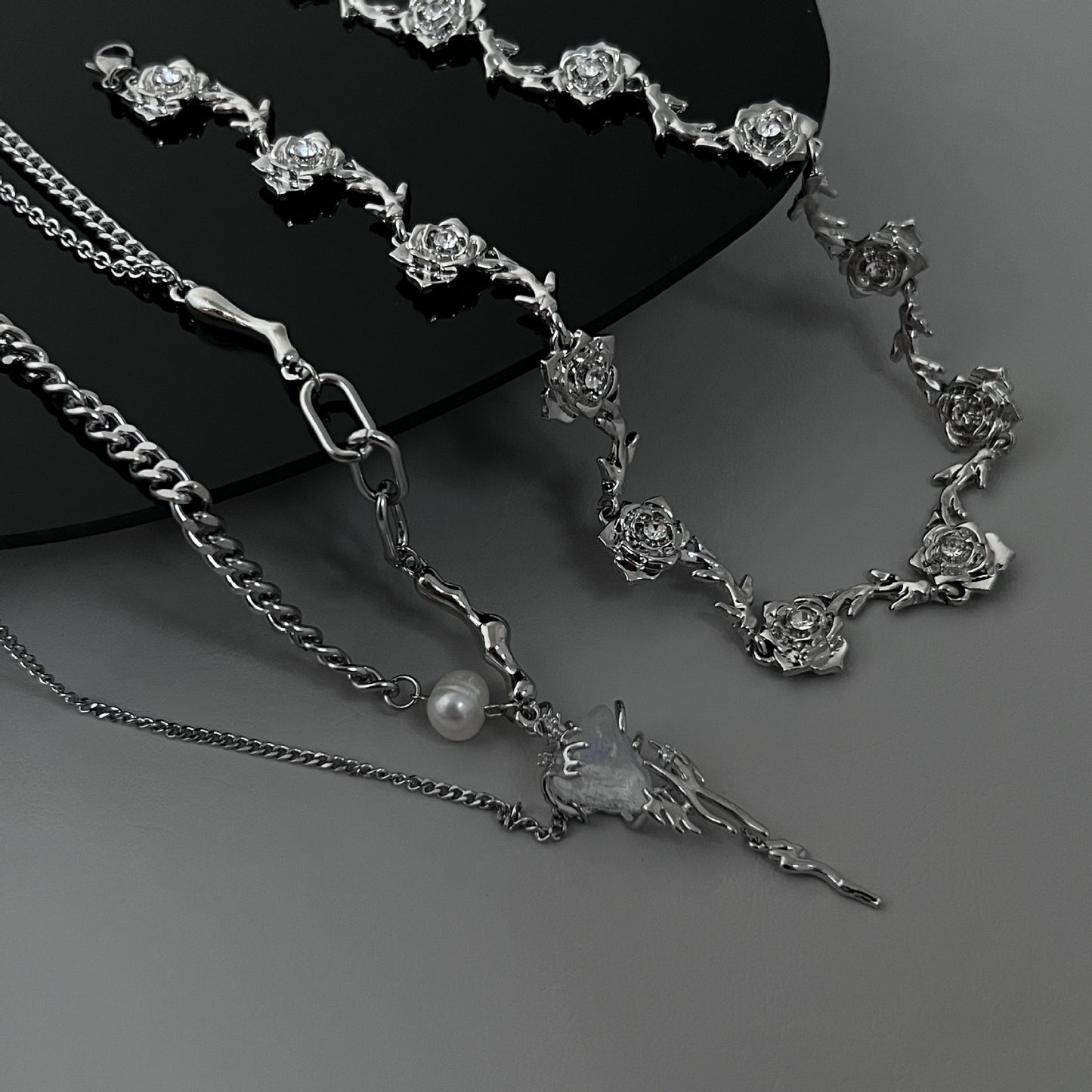 Fire Stone Female Sweet Cool Hot Necklaces