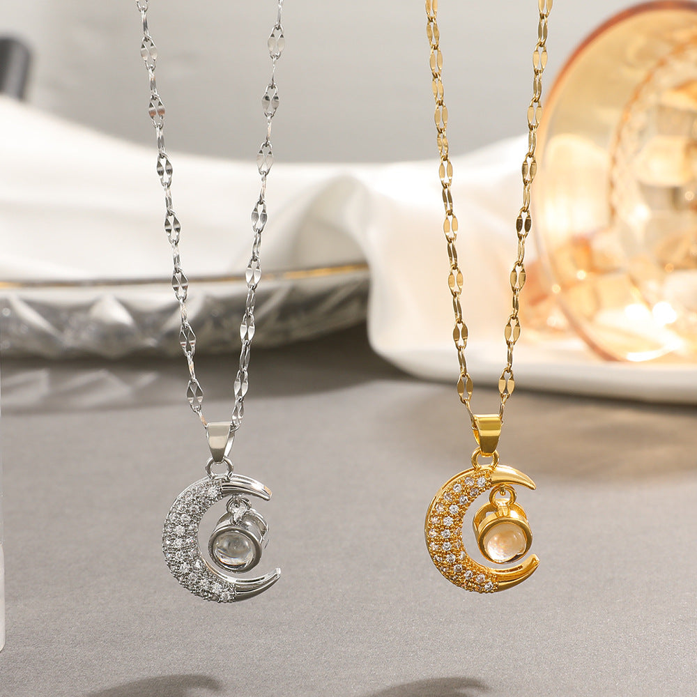 Fashion Temperament Languages Love You Clavicle Necklaces