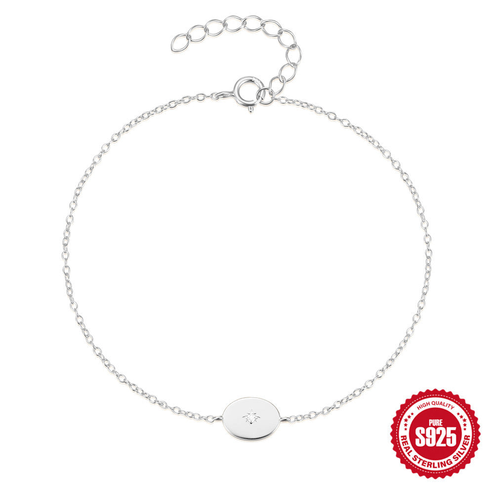 Runde, achteckige Everyday-Joker-Armbänder für Damen mit einem Diamanten
