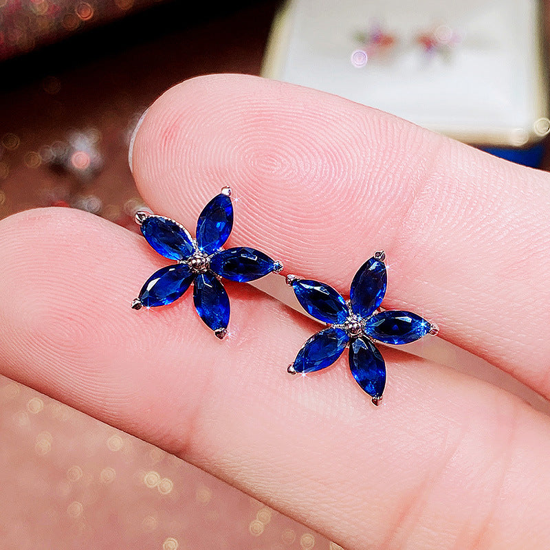 Women's Shi Korean Style Colorful Star Ear Sweet Earrings