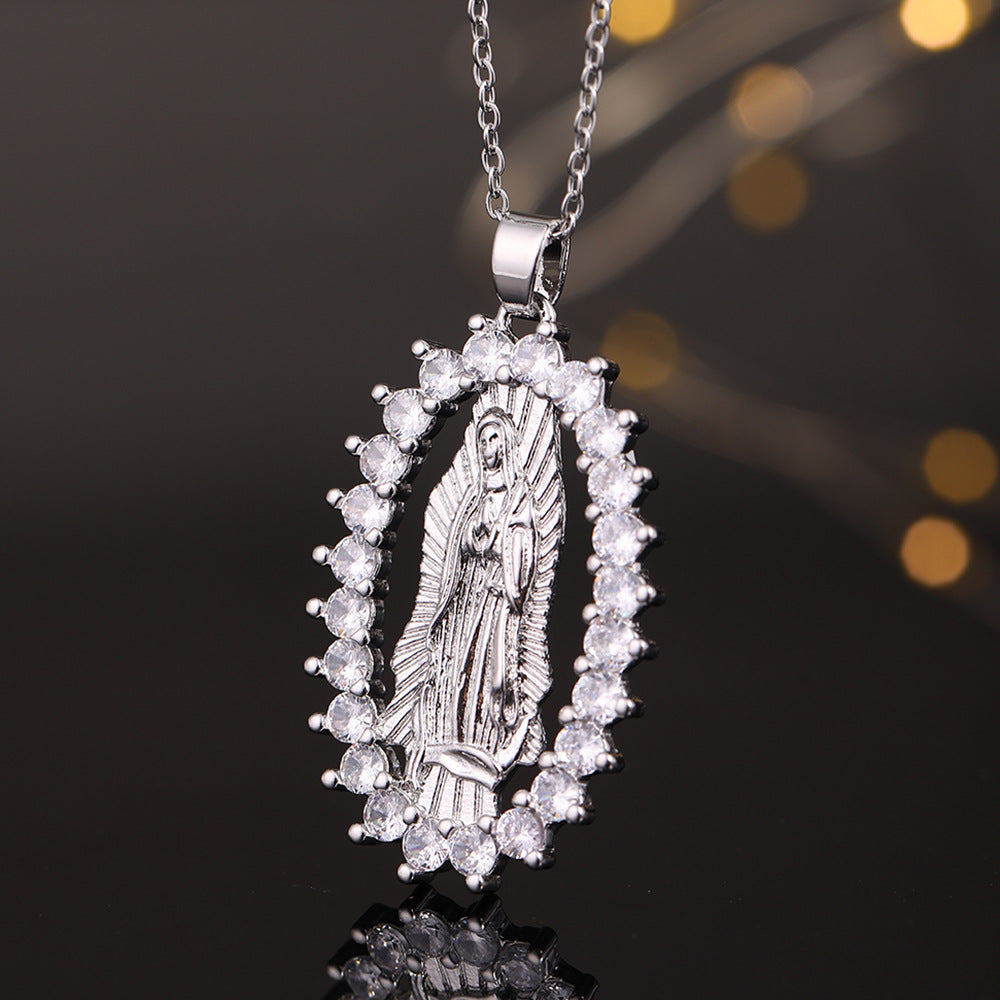 Mary Pendant Female Accessories Simple Clavicle Necklaces