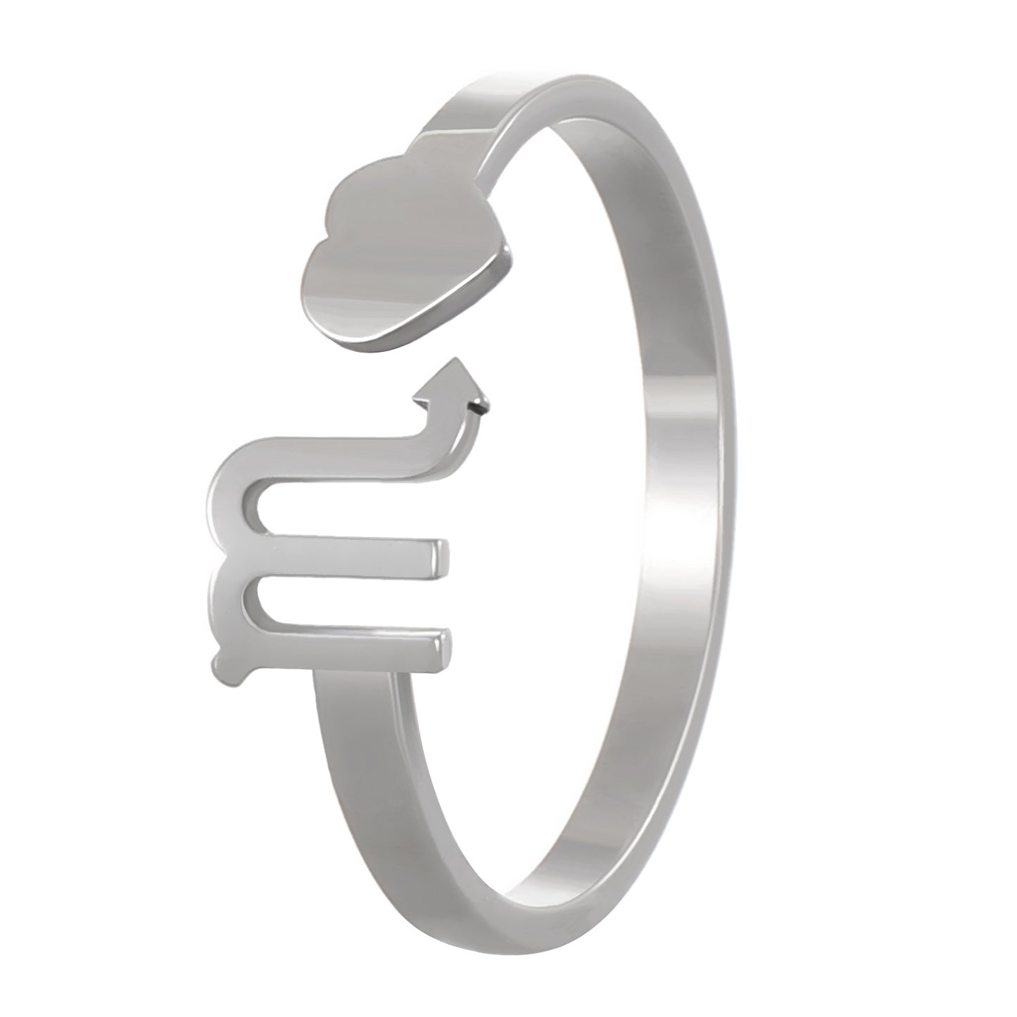 Konstellationen Dreidimensionale Liebe Kleine Finger Offene Ringe