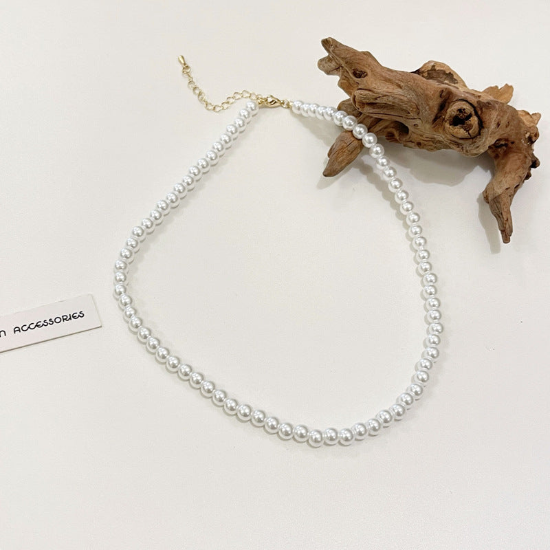 Luxury Retro Classic Style Pearl Simple High Sense Summer Necklaces