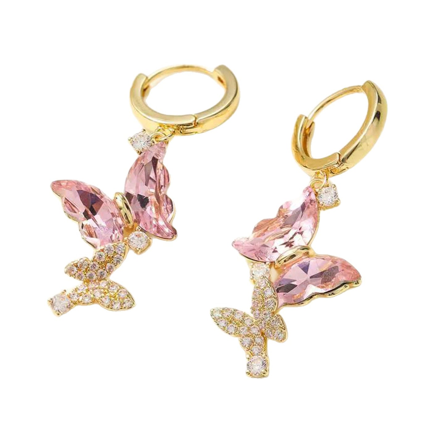 High-grade Double Butterfly Super Refined Grace Minority Earrings