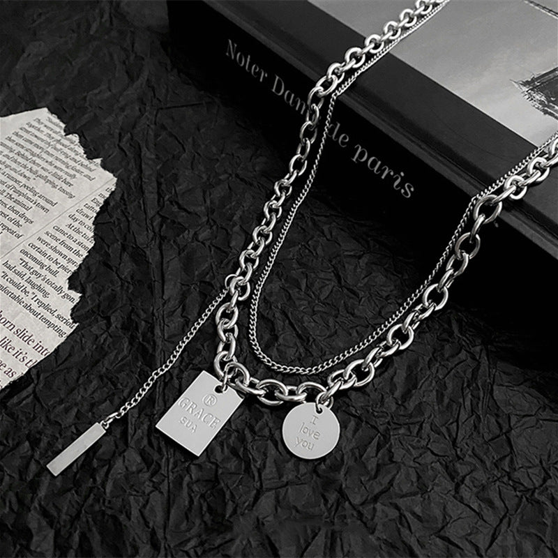 Colliers Disco à grosse chaîne pour hommes, Design Hip Hop