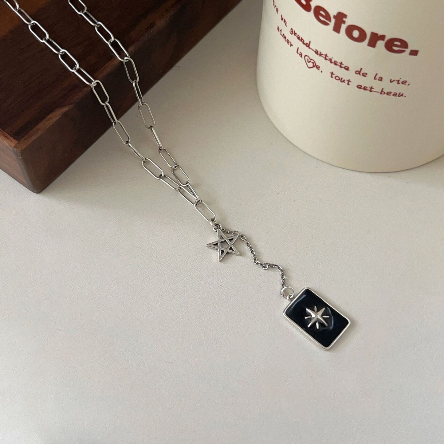 Women's Sterling Sier Live Fashionable Long Collection Necklaces