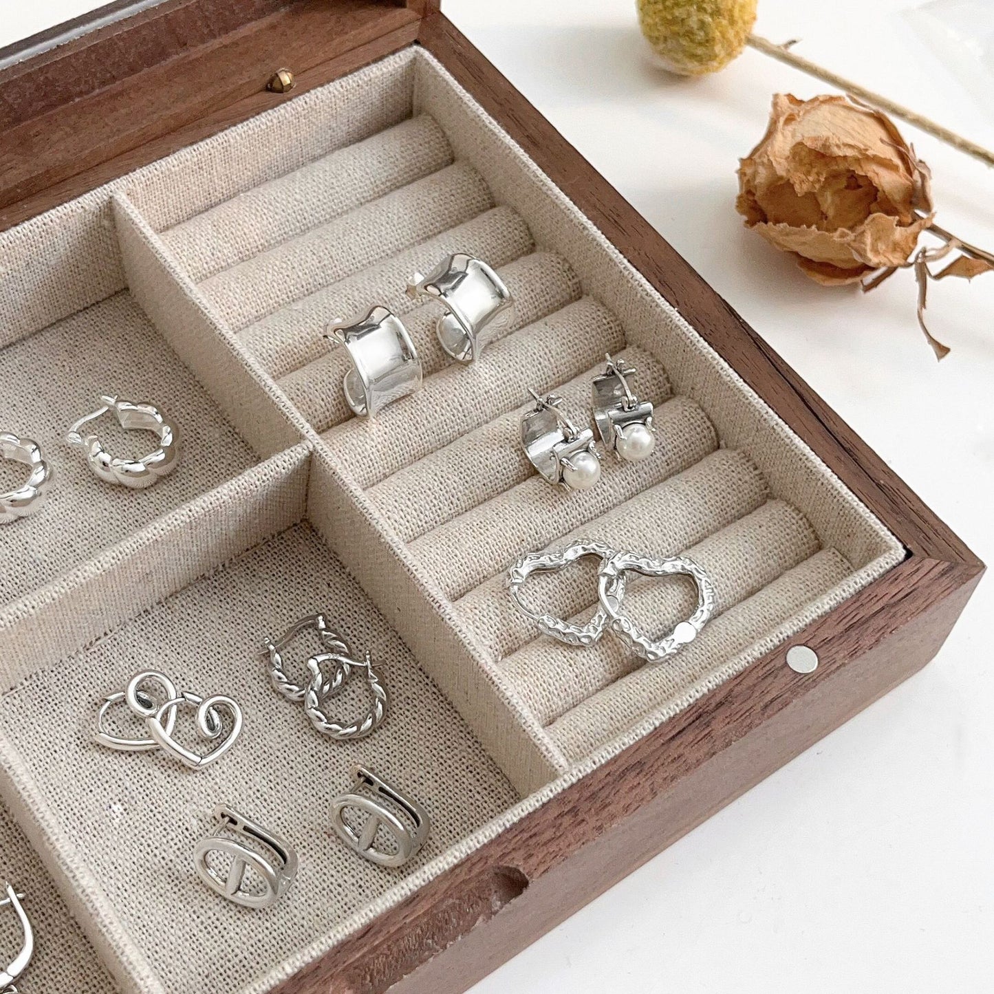 Women's Sterling Live Broadcast Fashionable High Sense Earrings