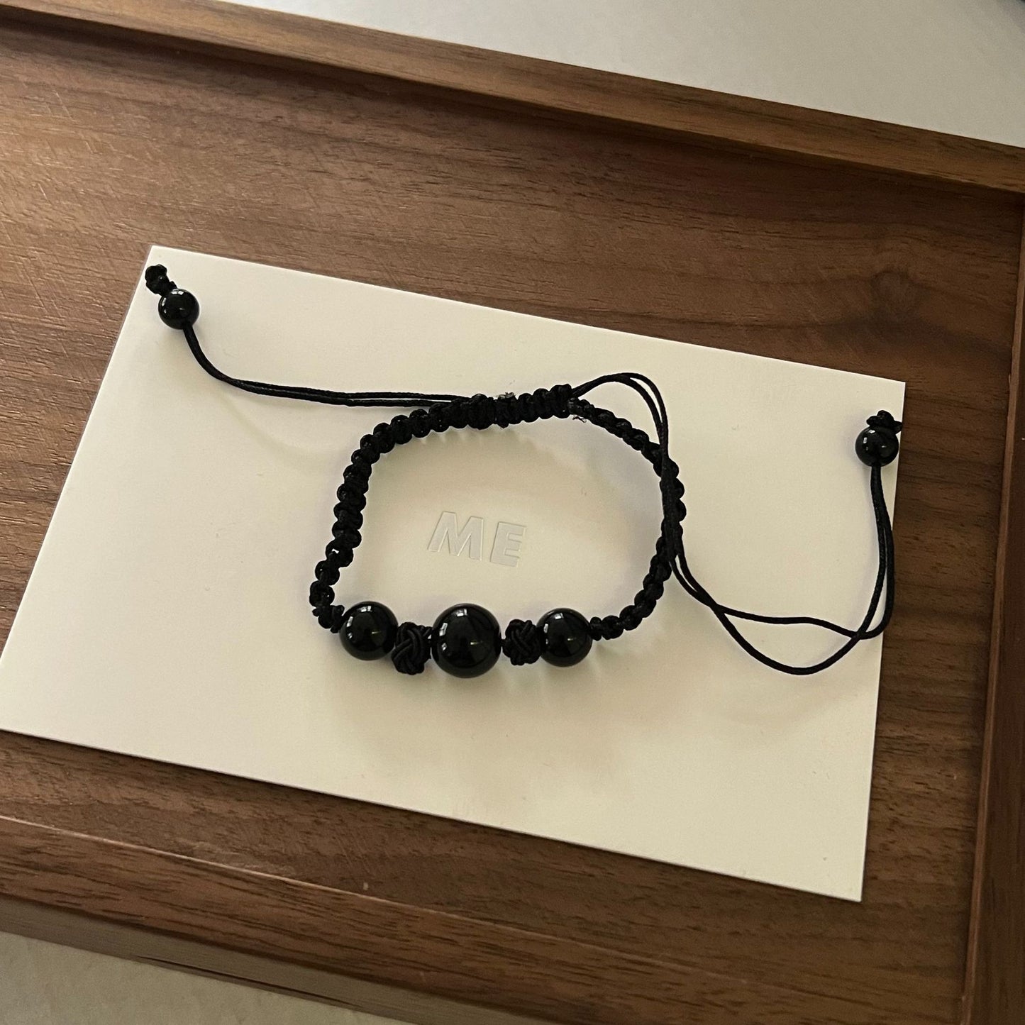 Colliers de perles faits à la main avancés de niche de cloche d'ébène pour femmes