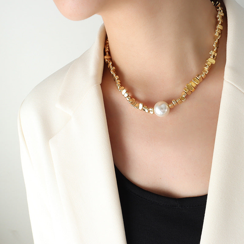 Style Retro Affordable Luxury Simple And Irregular Necklaces
