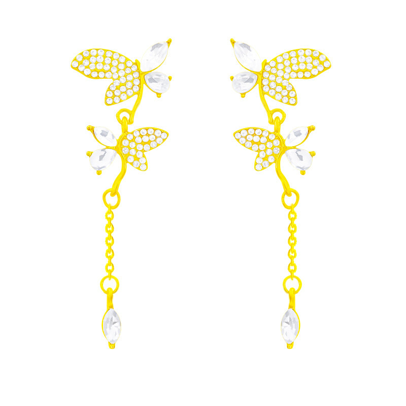 Women's High-grade Ear Light Luxury Full Diamond Earrings
