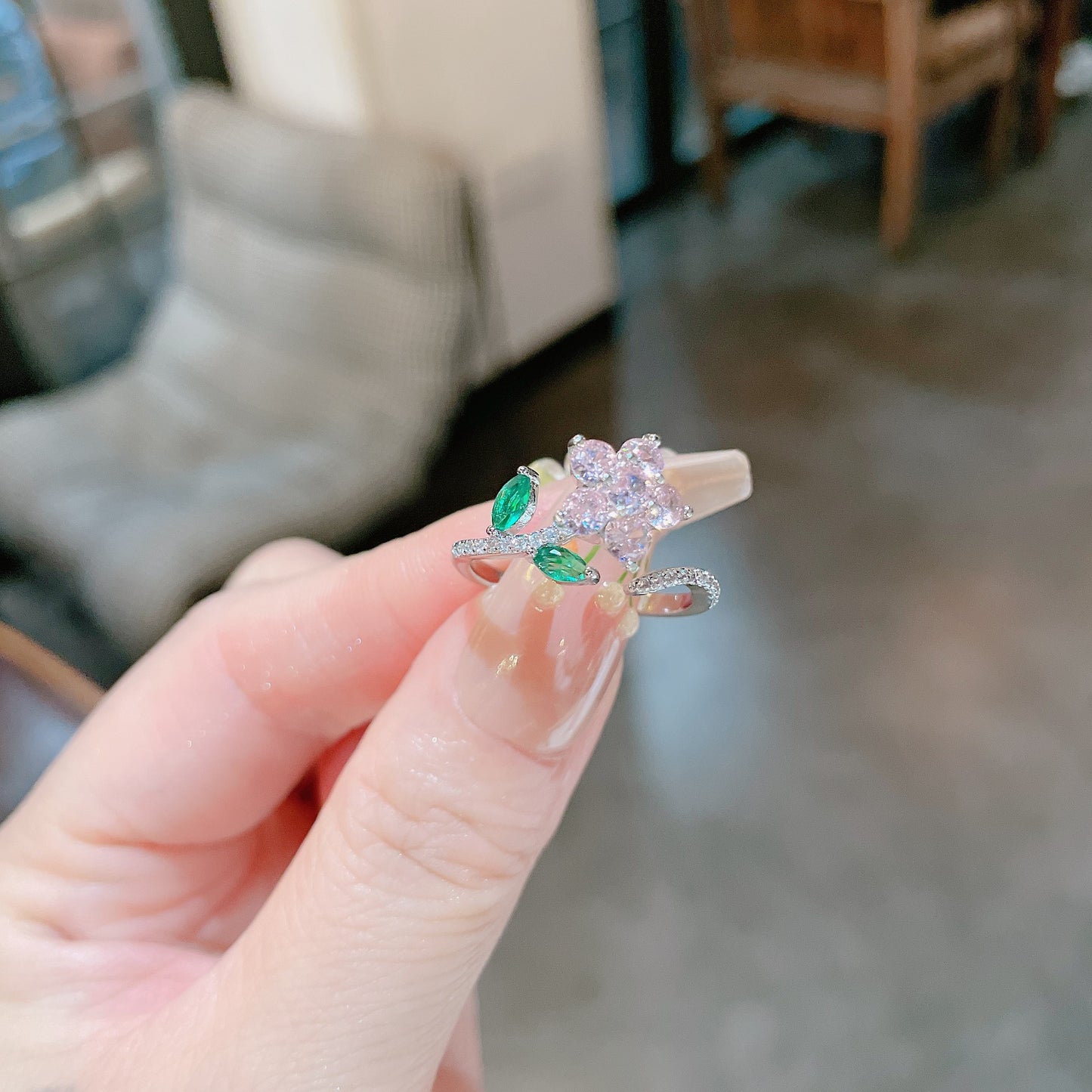 Niche Design Female Trendy Unique And Rings
