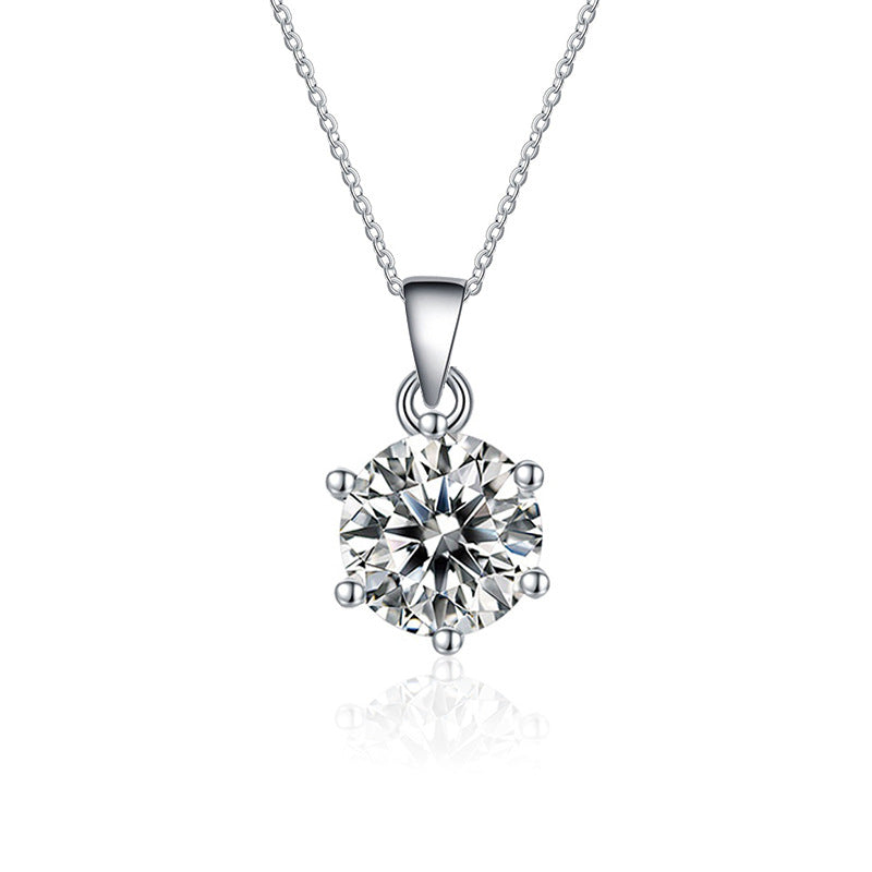 Three-piece Imitation Moissanite Classic Zircon Trendy Jewelry Set