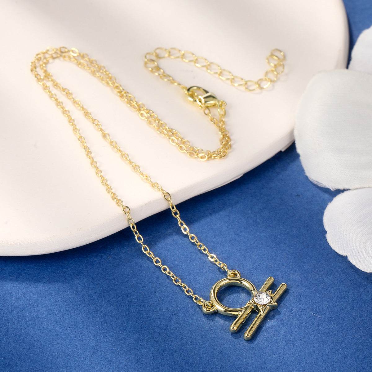 Style Simple Accessories Design Zircon Constellation Necklaces