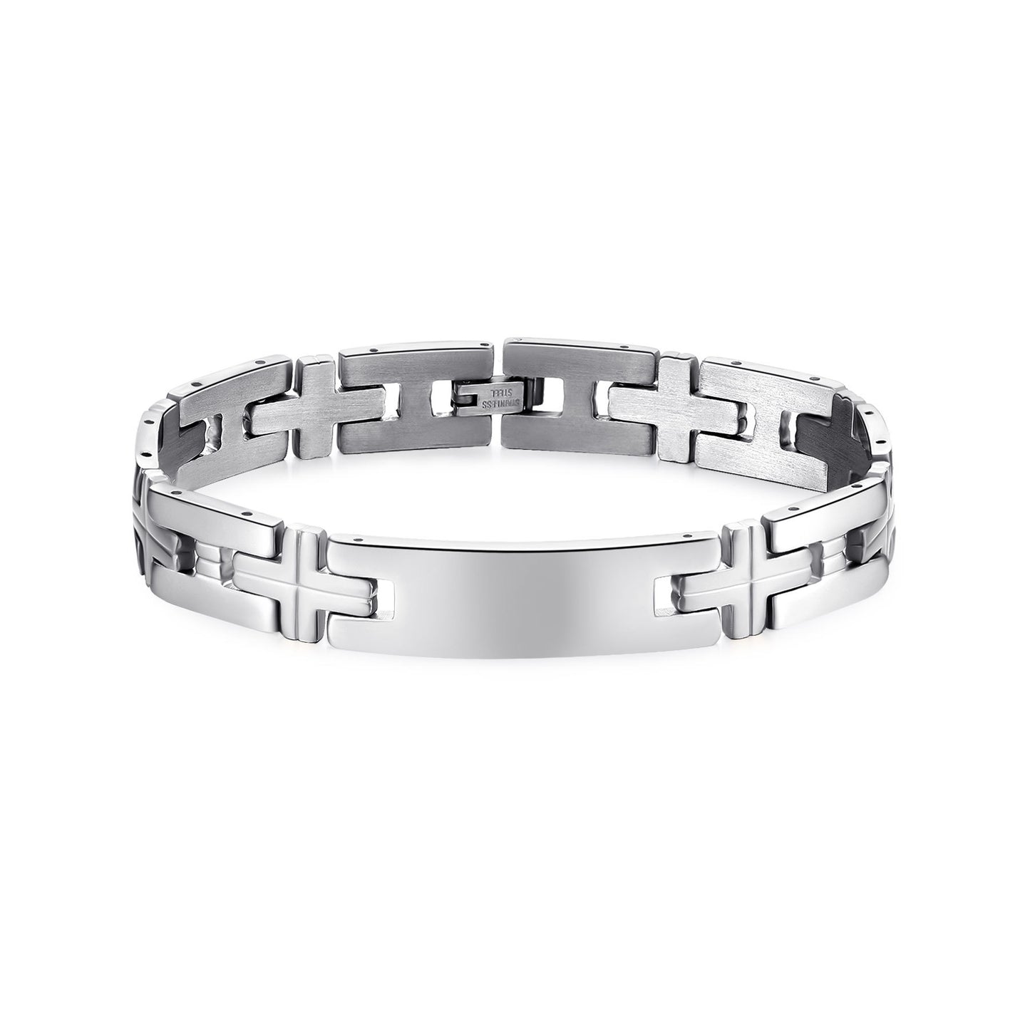 Strap Titanium Steel Personality Lettering Fashion Stainless Couple Watch Bracelet