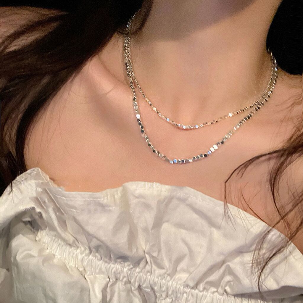 Colliers à petites perles pour femmes, accessoires simples de Style froid