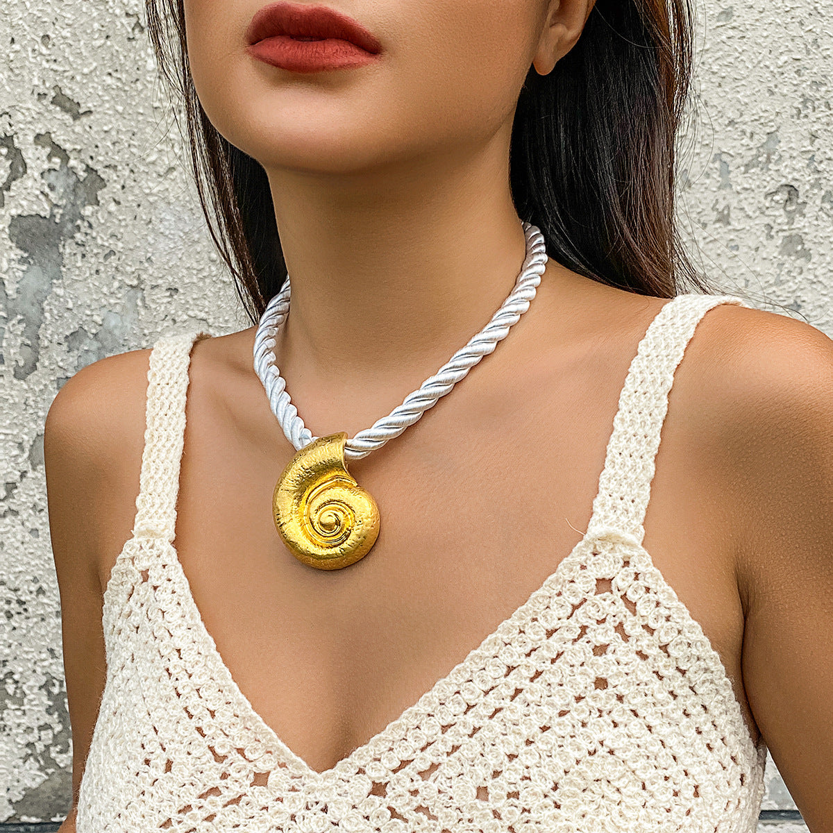 Style océan étoile de mer pendentif femme doux Cool colliers