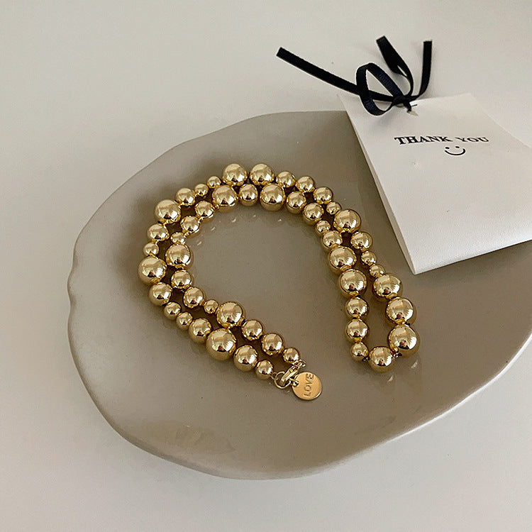 Women's High-grade Metal Beads Beaded For Niche Necklaces