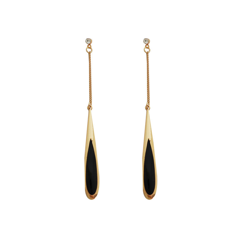 Nadel-Retro-Stil, lange, elegante, schlichte Ringe