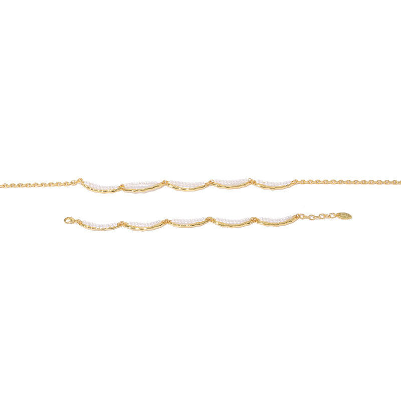 Women's Gold-plated French Vintage Style Light Luxury Necklaces