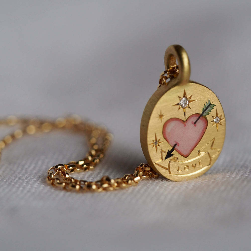 Colliers à pendentif en acier inoxydable de luxe léger peint