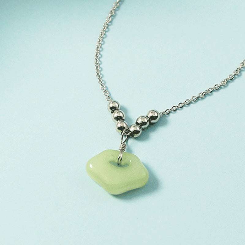 Serrure de sécurité en jade de luxe pour femmes, artistique et colliers