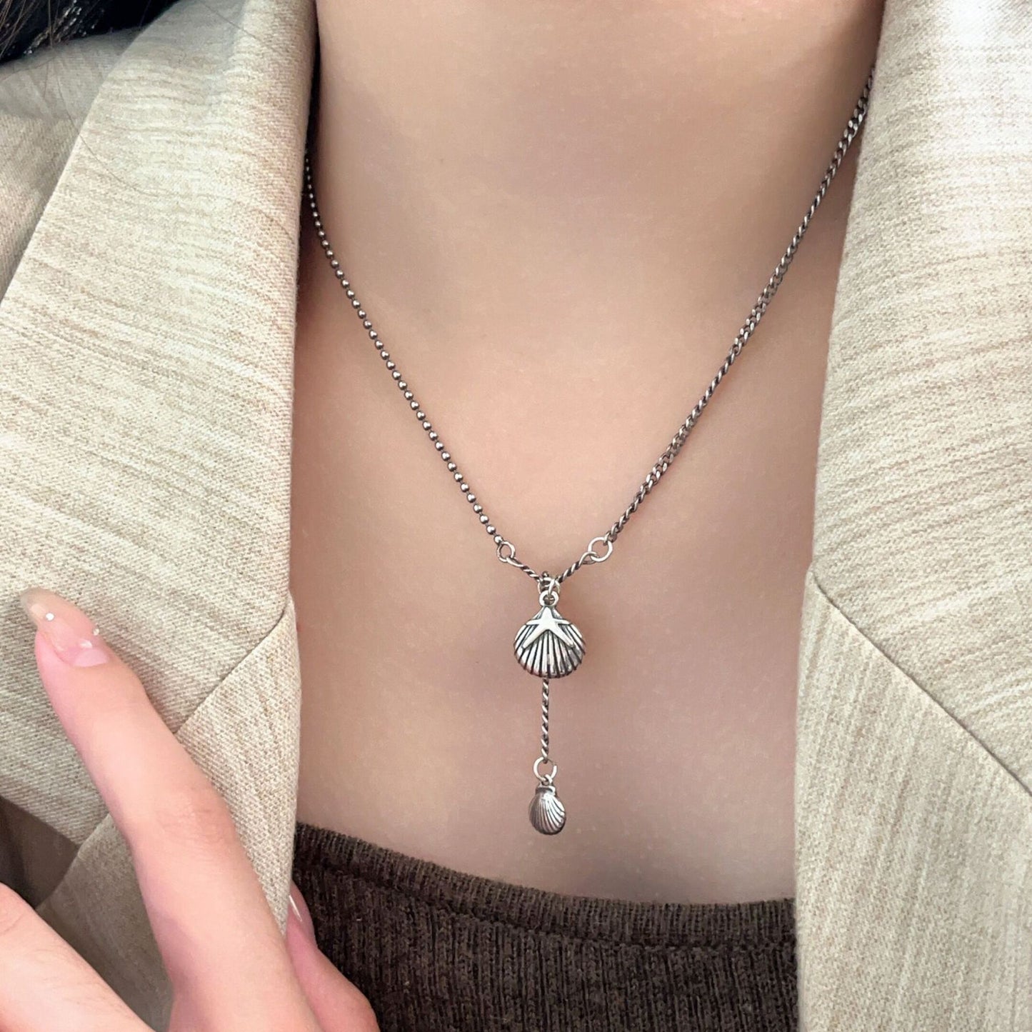 Women's Sterling Sier Live Fashionable Long Collection Necklaces