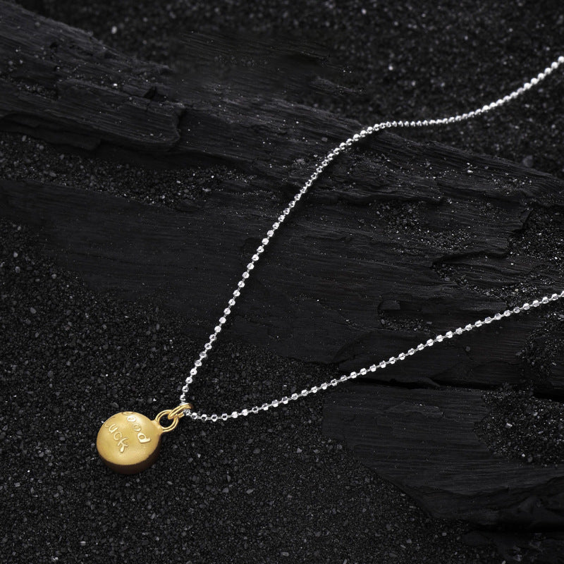 Women's Bubble Beads Minimalist Cold Style Fashion Personality Couple High-grade Necklaces