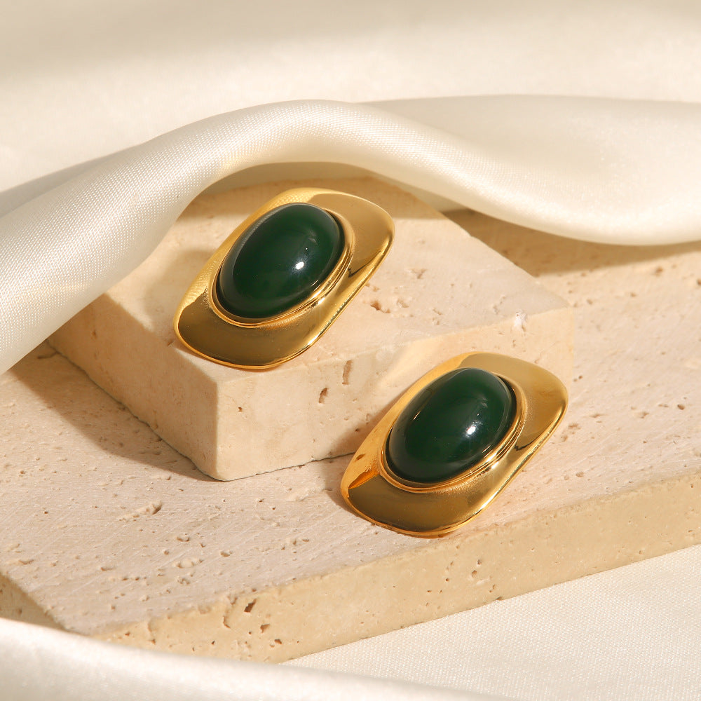 Schmuck Gold Retro Erschwingliche Luxus-Ohrringe von hoher Qualität