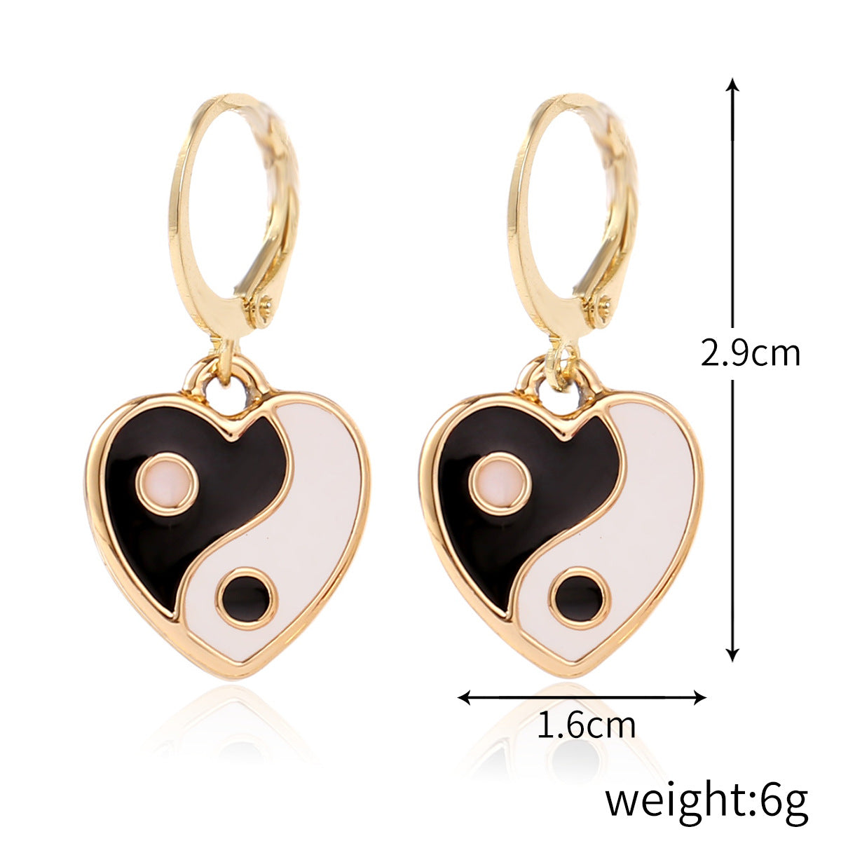 Women's Class Elegant Cold Style Dripping Oil Earrings