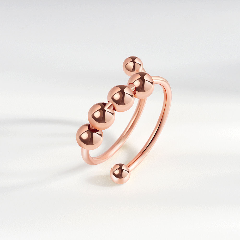 Women's & Men's Creative Stress Relief Geometric Beaded Rings