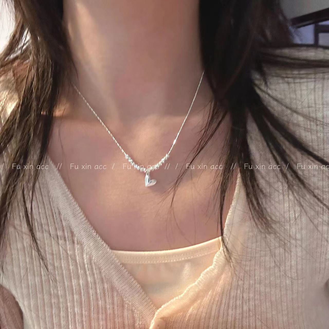 Women's Pendant Affordable Luxury Style Niche Design Clavicle Chain Girlfriends Necklaces