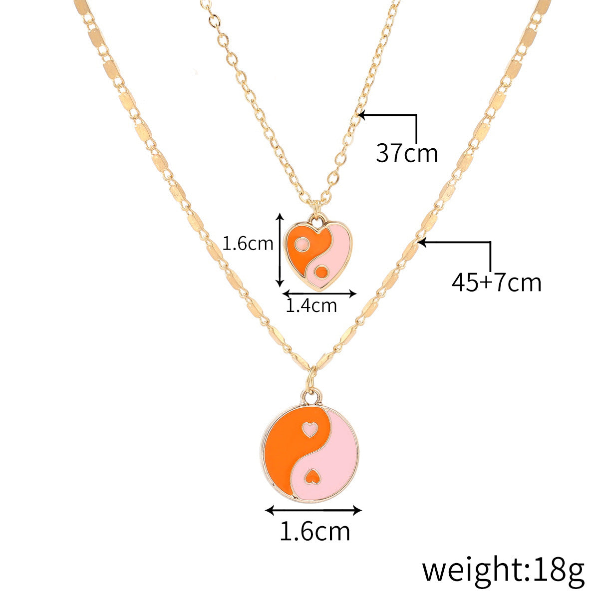 Women's Pendant Neck Accessories Temperament Trend Love Tai High-grade Necklaces