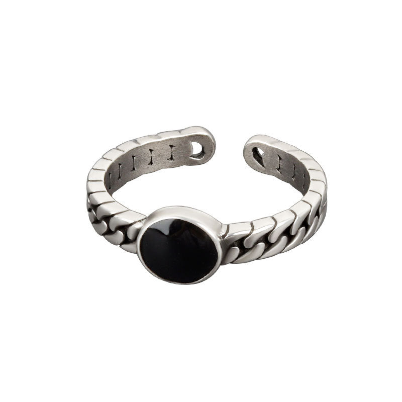 Retro Personality Chain Female Fashion Design Rings