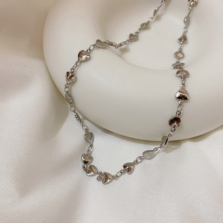 Colliers féminins avec pendentif Smiley en métal ours transparent