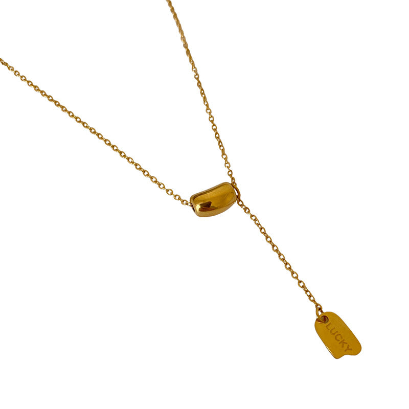 Titanium Steel Female Light Luxury Minority Clavicle Necklaces
